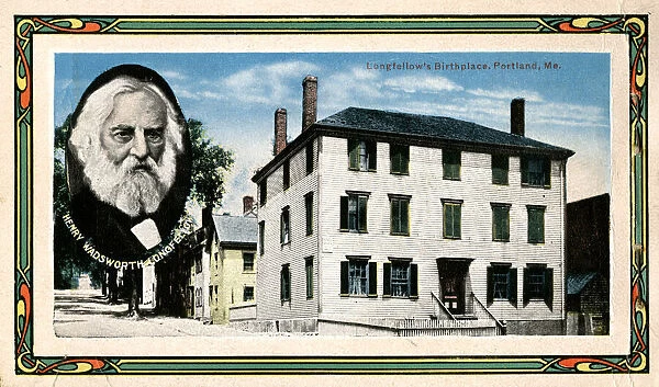 Henry Wadsworth Longfellow birthplace, Portland, Maine, USA