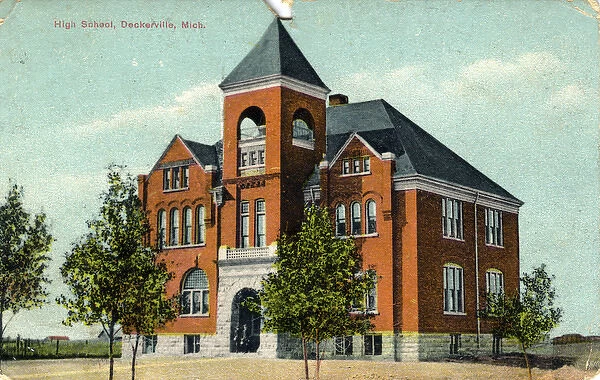 The High School, Deckerville, Michigan