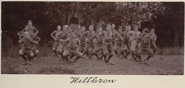 Hillbrow Scout Troop, Johannesburg, exercising
