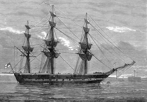 HMS Eurydice, Portsmouth Harbour, 1878