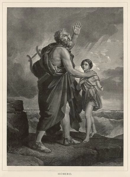 Homer with Young Boy