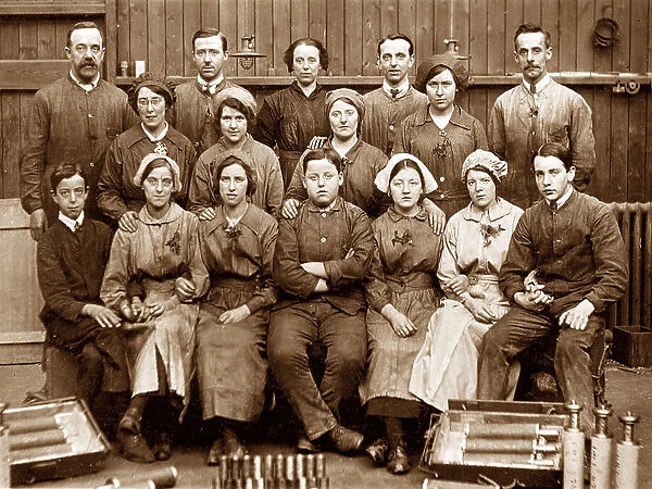 Honley Scotgate Munitions Workers early 1900s