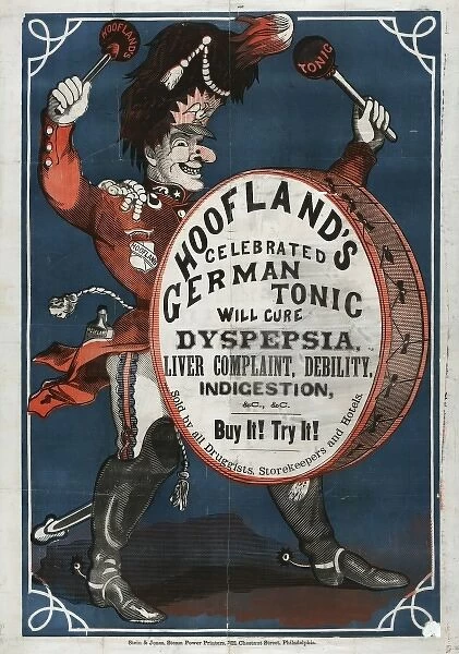 Hooflands celebrated German tonic water will cure dyspepsia