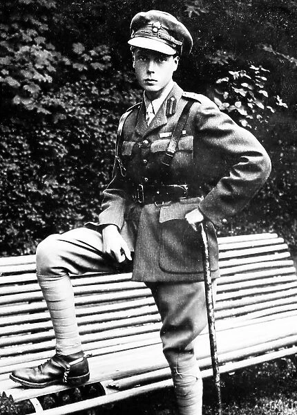 HRH Prince of Wales in France during the First World War