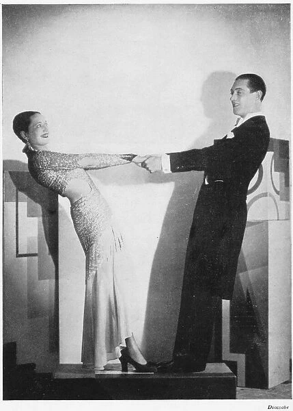 Hungarian dancing couple Renee and Alexander, 1930