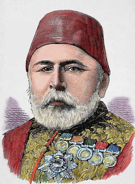 Hussein Awni pasha (1819 1876). Was a Turkish general and st