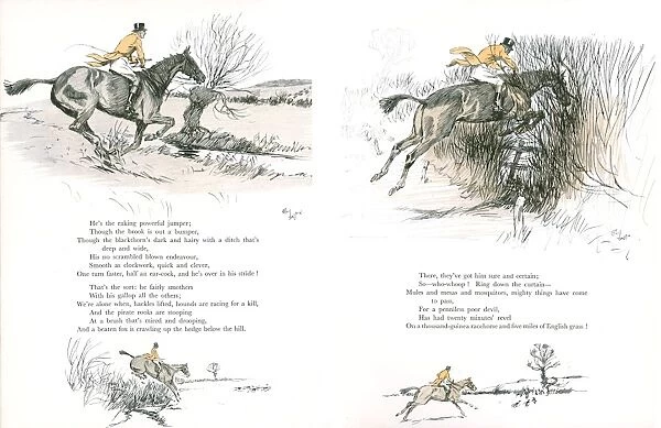 Illustration by Cecil Aldin, Forty Fine Ladies