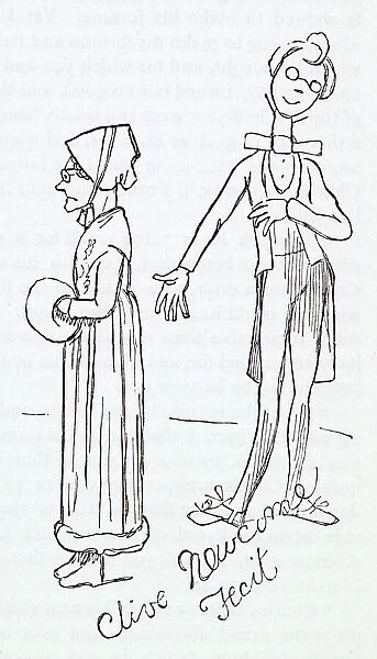 Illustration, The Newcomes, by Thackeray