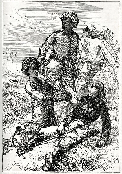 An Incident in the Indian Mutiny at Allahabad Date: 1857