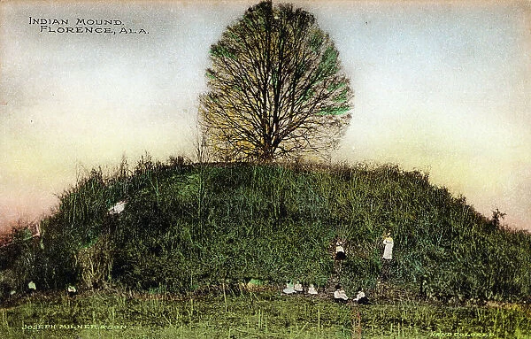 Indian Mound at Florence, Alabama, USA