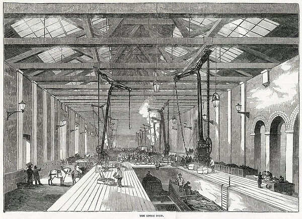 The interior of Great Northern Railway (GNR) was a British railway company incorporated