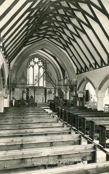 Interior of St. Peter's Church, Seaview, Isle of Wight