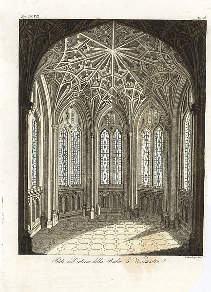 Detail of the interior of Westminster Abbey