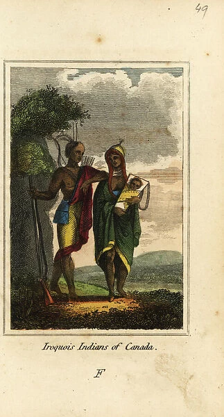 Iroquois Indians of Canada, 1818