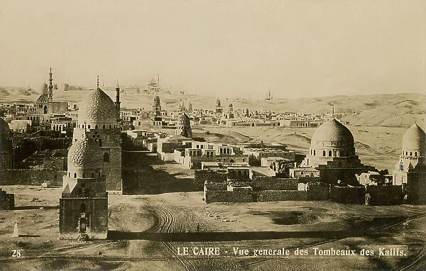 Islamic Cemetery Egypt 1917 City Dead Cairo Necropolis