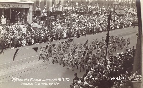 Italian Contingent - 1919 Victory Parade