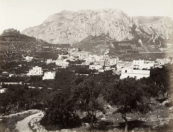 Italy c. 1880s - view on the island of Capri