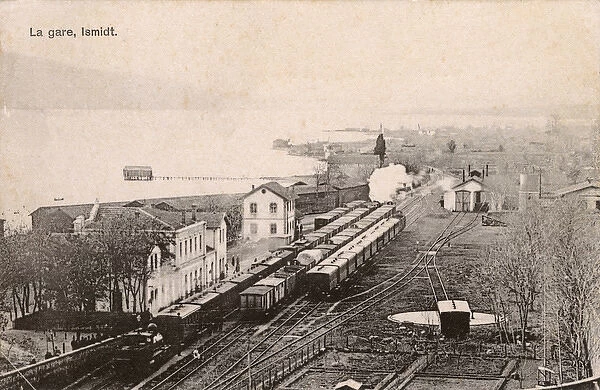The Izmit Railroad Station, Turkey
