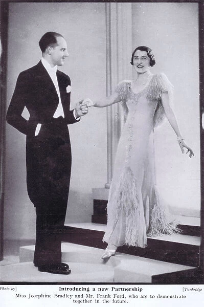 Josephine Bradley and Frank Ford, Ballroom dancers, London