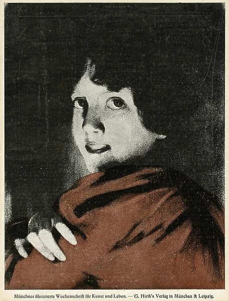 Jugend front cover, young woman in a red coat