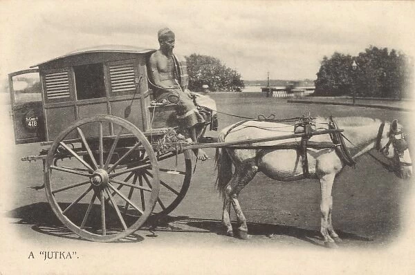 A Jutka carriage - India