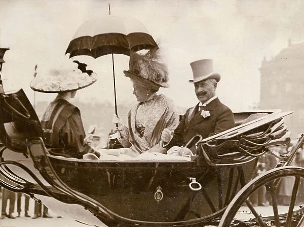 Kaiser Wilhelm II, Empress and Princess