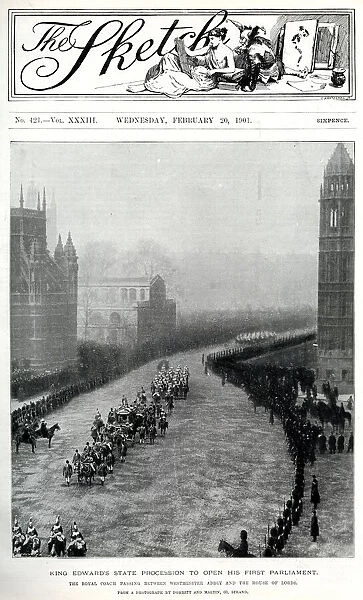 King Edwards first opening of Parliament 1901