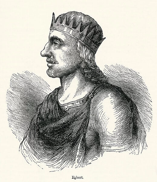 KING EGBERT (775 - 839), King of the West Saxons (Wessex) (reigned 802 - 839)
