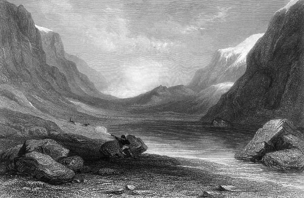 LAC NOIR. Lac Noir, on the Col de Clairee. Date: 1837