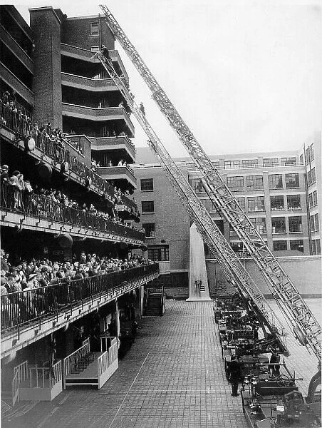 Ladder demonstration at Annual Review, Lambeth HQ
