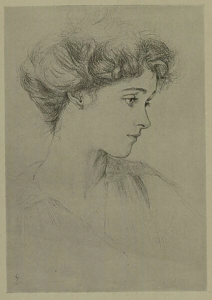 Lady Marjorie Manners drawn by the Marchioness of Granby