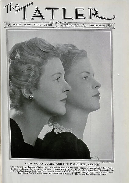 Lady Moira Combe with her daughter Audrey