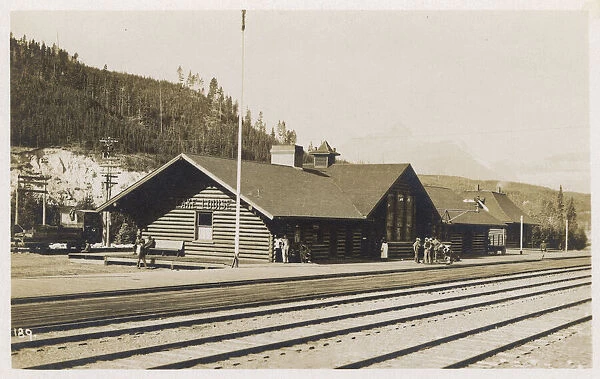 Lake Louise railroad depot, Alberta, Canada