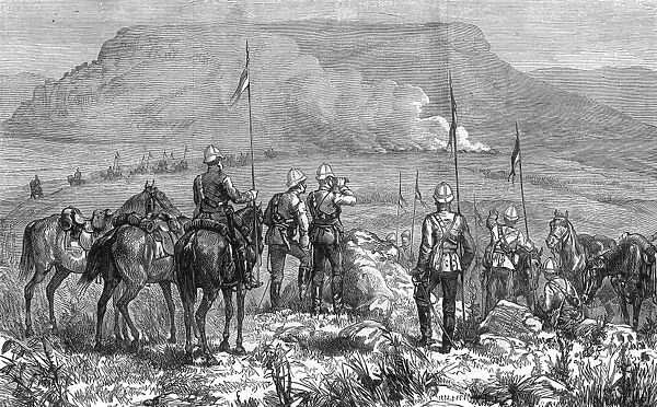 Lancers returning from burning kraals, Zulu War, 1879