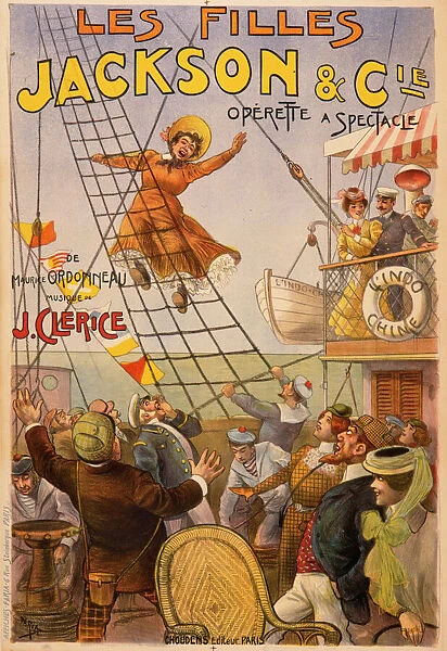 Les Filles Jackson et Cie operetta poster