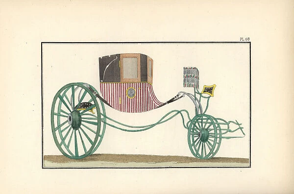 Light carriage called a diligence or voiture-coupe
