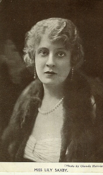 Lily Saxby, British stage and film actress