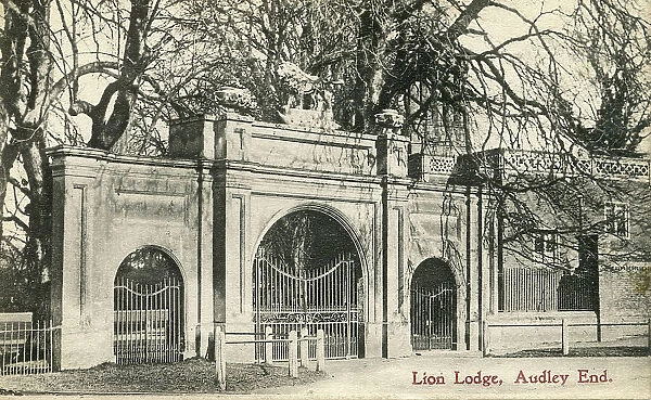Lion Lodge Audley End Suffolk Postcard Published