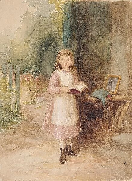 Little Girl with Open Book