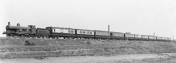 LNWR Railway passenger train in 1904
