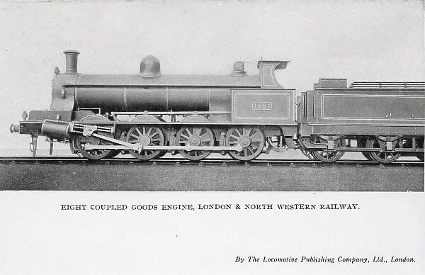 Locomotive no 1881 0-8-0 goods engine L&NWR
