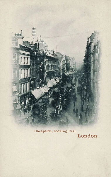 London - Cheapside, looking east