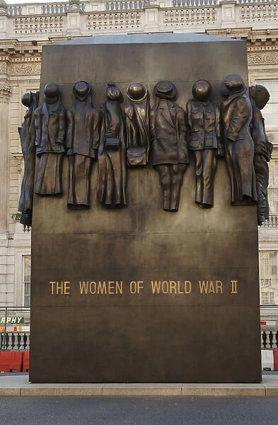 London. Monument to The Women of World War II by John W. Mil