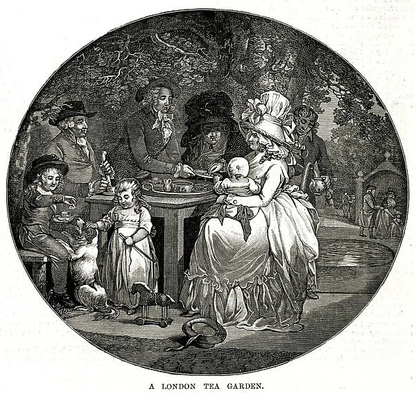 A London Tea Garden 1790