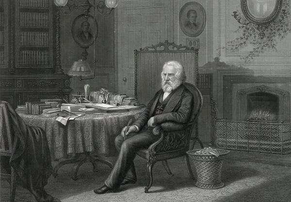 Longfellow in his study