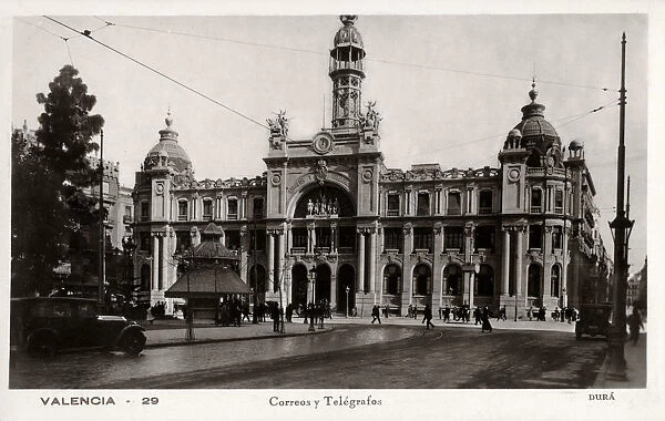 The Mail and Telegraph Office at Valencia, Spain
