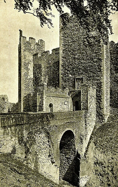 Main entrance, Framlingham Castle, Suffolk