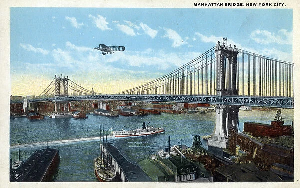 Manhattan Bridge, New York City, NY, USA