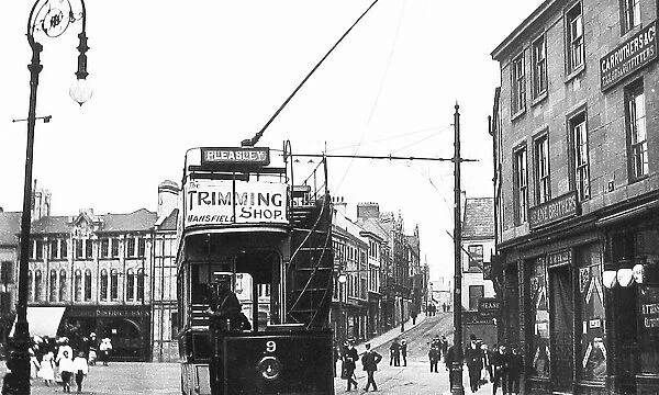 Mansfield Tram early 1900s