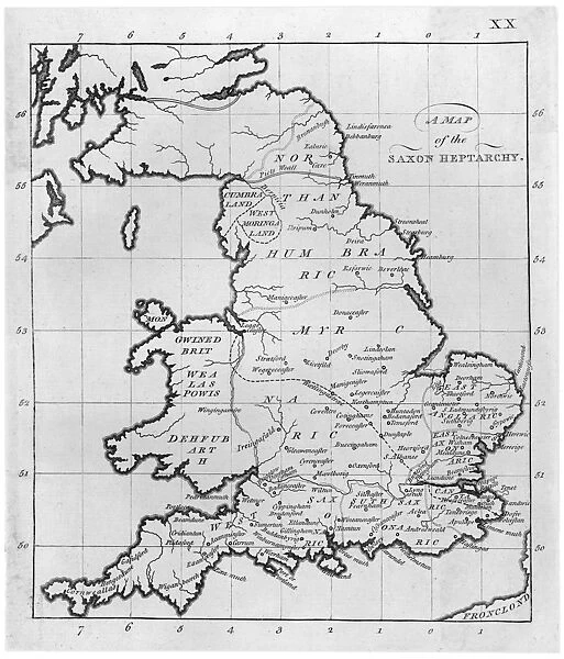 Map  /  Britain  /  Saxon Period